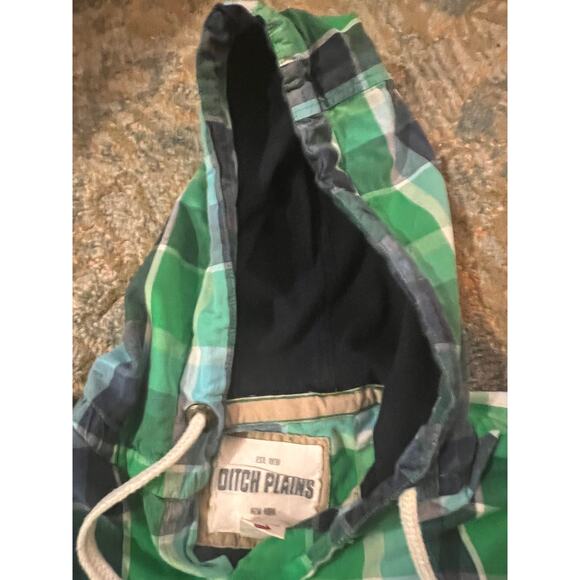 Dutch Plains New York Lightweight Plaid Hooded Shirt, XL - Picture 3 of 4